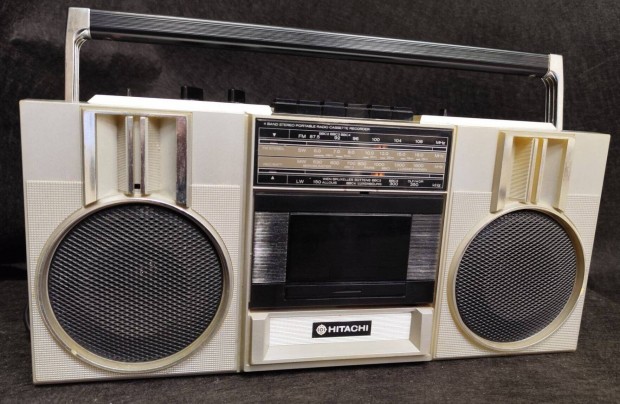 Hitachi TRK-6801E Japn rdis magn boombox 1980-as Szp llapot