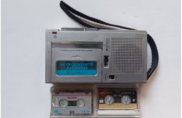 Hitachi Trq-1010E X Mcrocassette Diktafon Walkman Kazetts MAGN