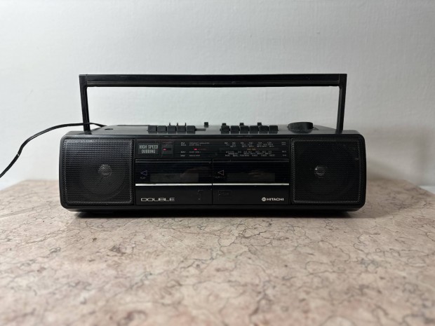 Hitachi hordozhat kazetts rdi magn boombox