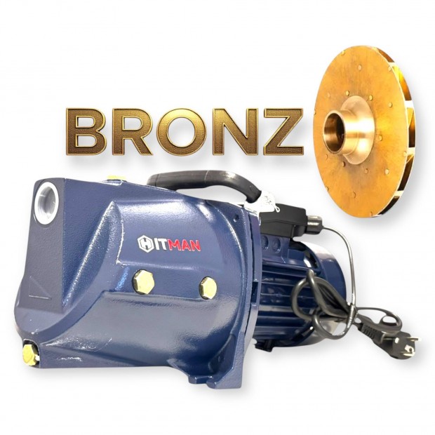 Hitman Bronzlapátos Kerti Szivattyú 2750W | 6500L/h | 65m Emelőm