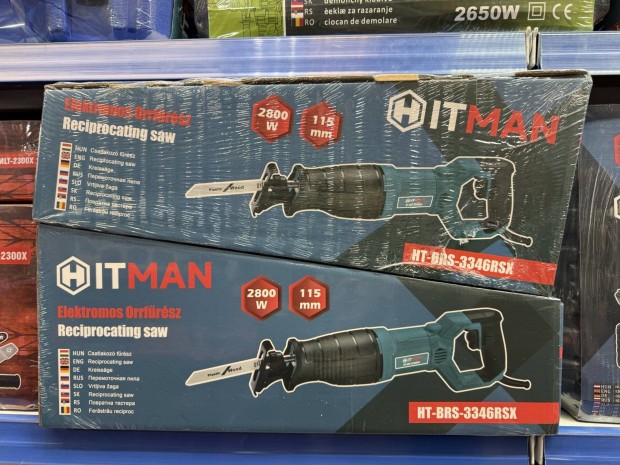 Hitman elektromos orrfur�sz, 2800W, kardfur�sz, reciprok mozg�s�