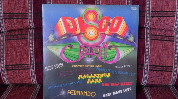 Hits Disco Party vlogats hanglemez bakelit lemez Vinyl