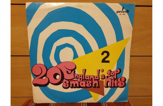 Hits England's TOP20 Smash 2 bakelit lemez hanglemez Vinyl