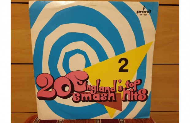 Hits England's TOP20 Smash 2 hanglemez bakelit lemez Vinyl