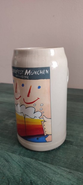 Hivatalos 1992 Oktoberfest Mnchen - bajor srkors 1,0 liter