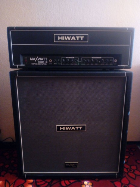 Hiwatt Maxwatt G200R HD + Hiwatt 412 gitrerst fej s lda elad