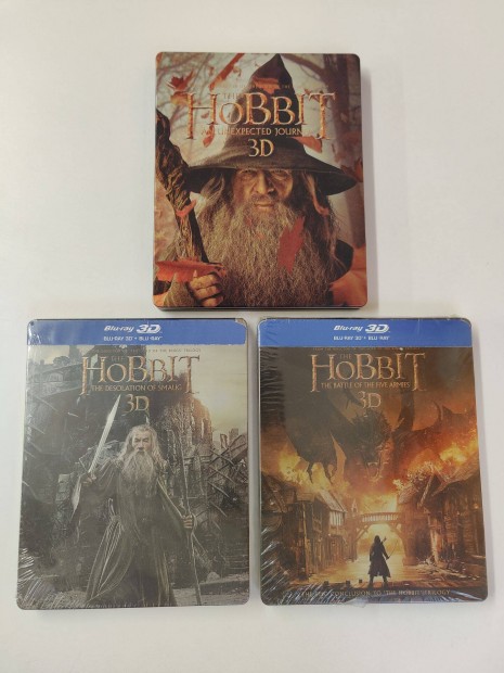 Hobbit 3D+2D fmdobozos Blu-ray ( Steelbook ) gyjtemny