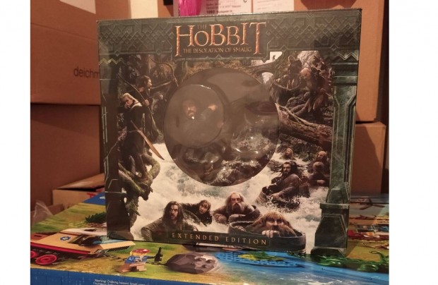 Hobbit Smaug pusztasga 3D BLU-Ray+BLU-Ray+szobor,bontatlan,gyjti