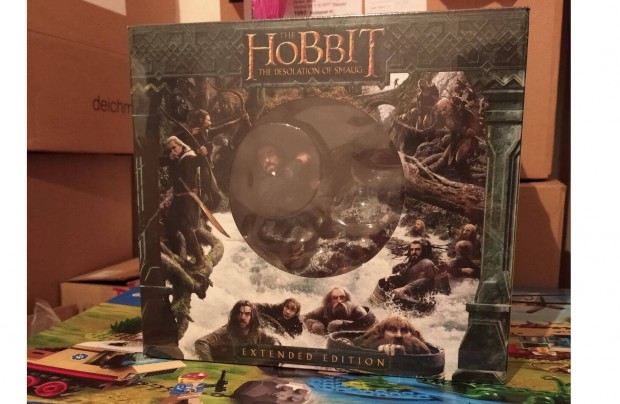 Hobbit Smaug pusztasga 3D BLU-Ray+BLU-Ray szoborral,bontatlan