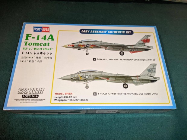 Hobbyboss F-14A Tomcat makett