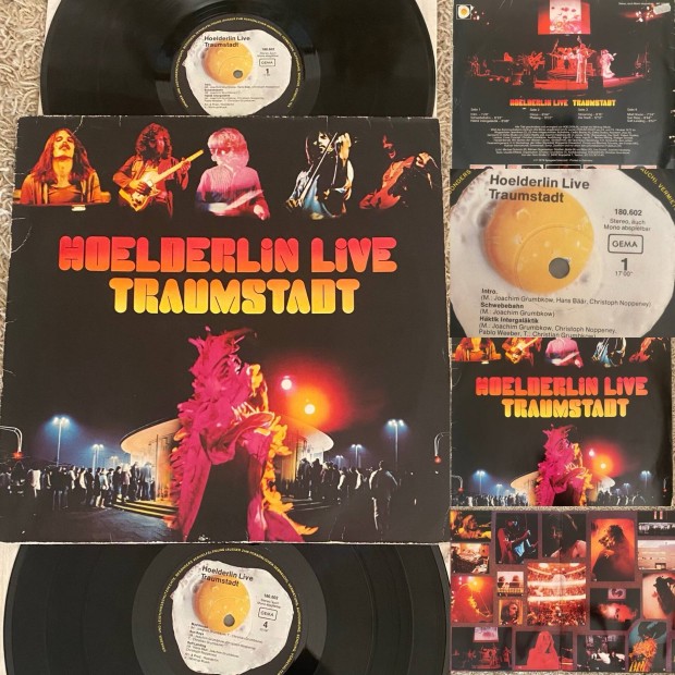 Hoelderlin Live prog rock vinyl bakelit lemez