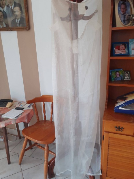 Hfehr organza fggny 140x180cm s 3 db van