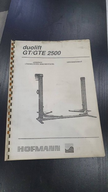 Hofmann duolift GTE2500 orss cspos emel hasznlt emelpad