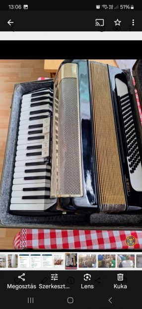 Hohner Lucia lll 96 basszusos harmnika elad