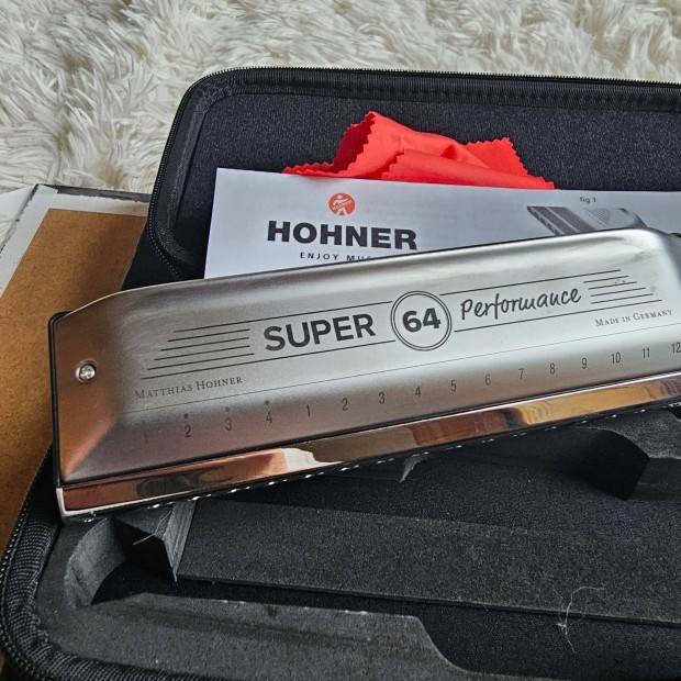 Hohner M758501 Super 64 Szjharmonika j dobozos