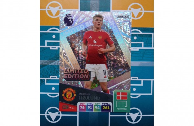 Hojlund Panini Premier League 2025 Limited focis krtya