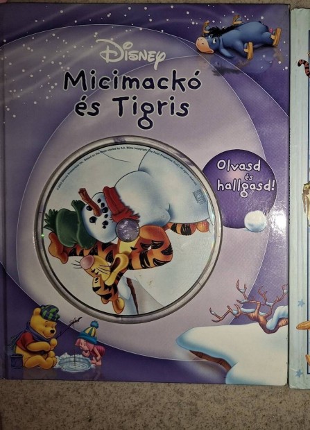 Hókirálynő mese könyv Micimackó Walt Disney klasszikus mese könyvek 