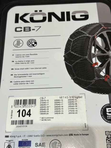 Hlnc Knig CB-7 tpus elad