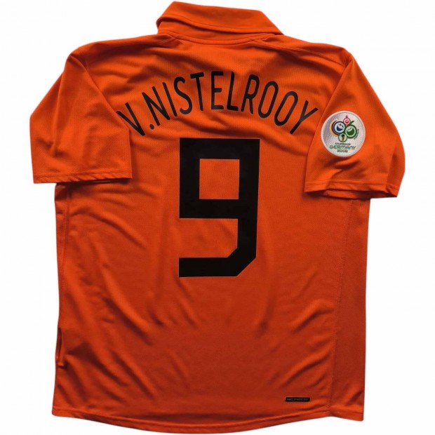 Hollandia 2006-08 Nike hazai Ruud van Nistelrooy foci mez L-es