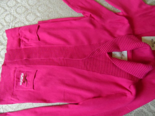 Hollister pink ni kardign XS