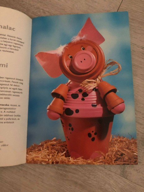 Holló barkácskönyvek: Állat- és mesefigurák virágcserepekből