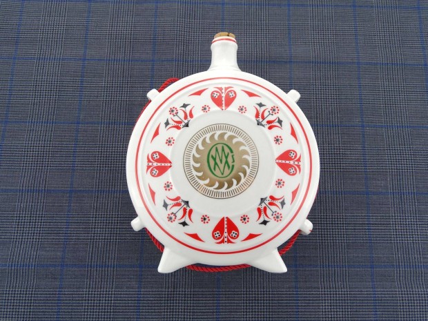 Hollóházi Weiss Manfréd WM Csepel Művek porcelán kulacs