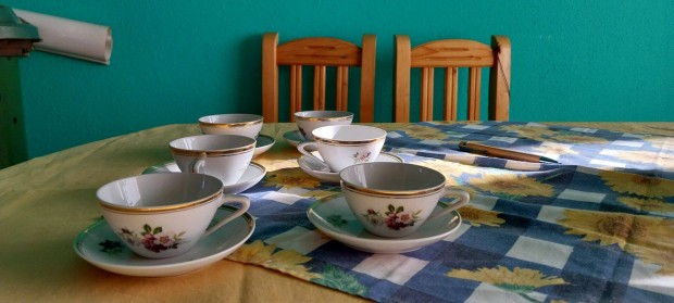 Hollohazi porcelan kaveskeszlet