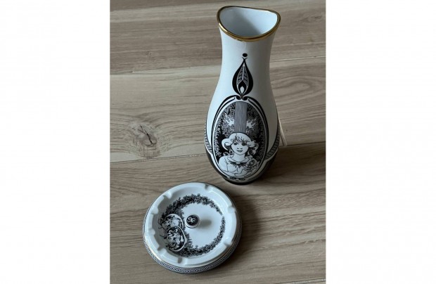 Hollhzi porceln vza s szivartart
