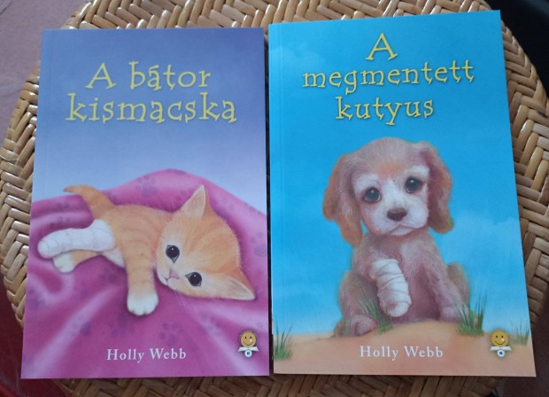 Holly Webb A btor kismacska + A megmentett kutyus