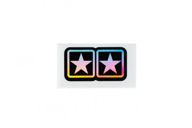 Hologram matrica Stage6 csillagok 50x25mm