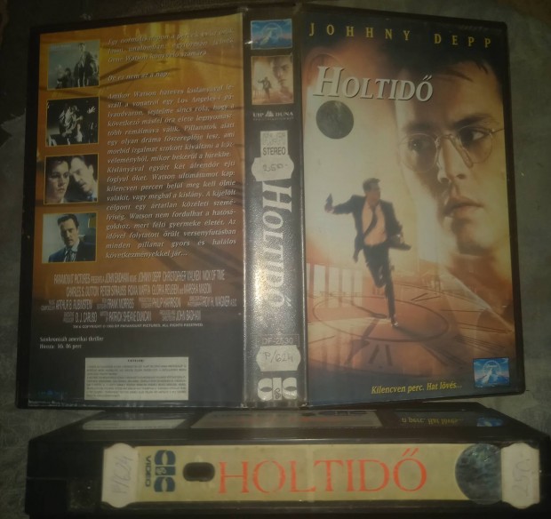 Holtid - krimi vhs - Johnny Depp