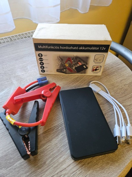 Homasita, Inditássegítő akkumulátor, 8000 mAh, 12V