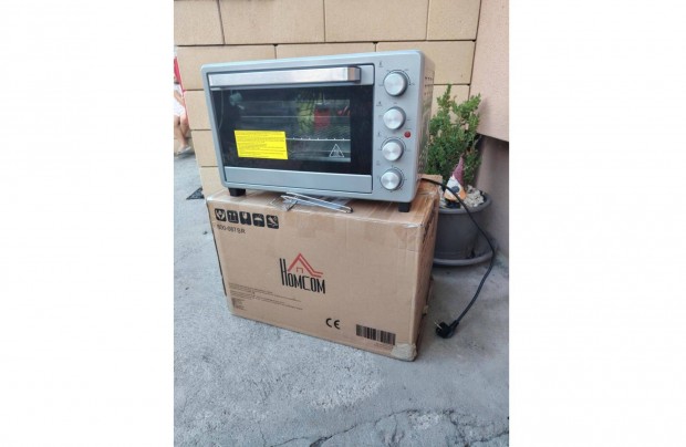 Homcom Mini sütő 32L grillráccsal és 3 sütési üzemmóddal