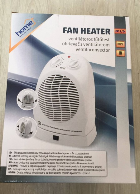 Home by Somogyi FK 1/O Hordozható fűtőtest, ventilátoros, hősugárzó 10