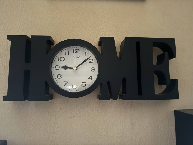 Home fekete felirat formj asztali ra - falira 