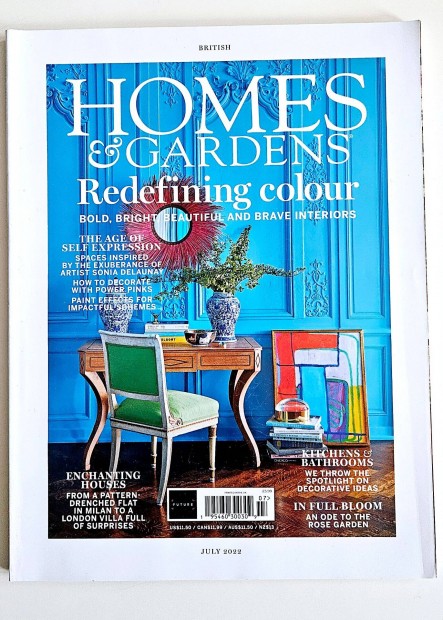 Homes & Gardens british lakberendezsi magazin 2022/7