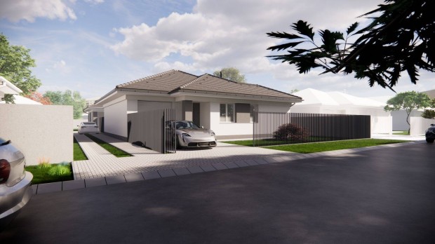 Homokkertben �p�t�s alatt �ll� 111m2 nappali+3 szob�s csal�dih�z elad�