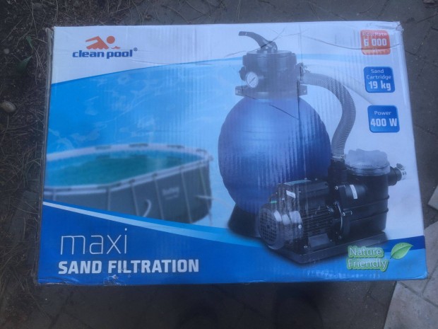 Homokszűrő vízforgató Clean Maxi eladó