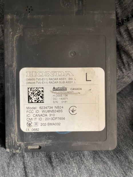 Honda 36935-TV0-E11 holtérfigyelő