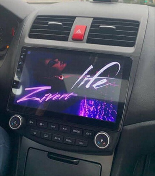 Honda Accord 7 Carplay Multimédia Android GPS Rádió Tolatókamerával