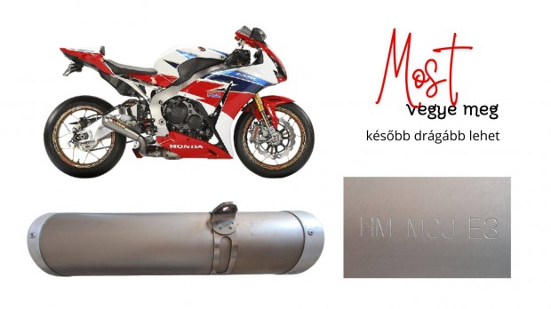 Honda CBR 900 RR SC44 Fireblade, 2000-2001 gyri kipufog Hmmcje