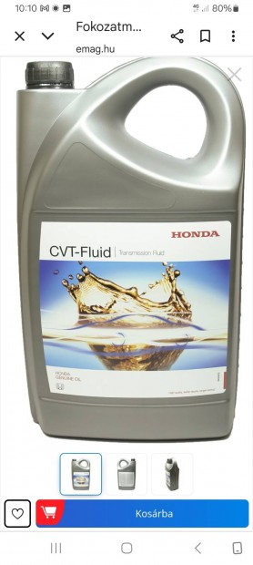 Honda CVT automataváltó olaj Új 4L