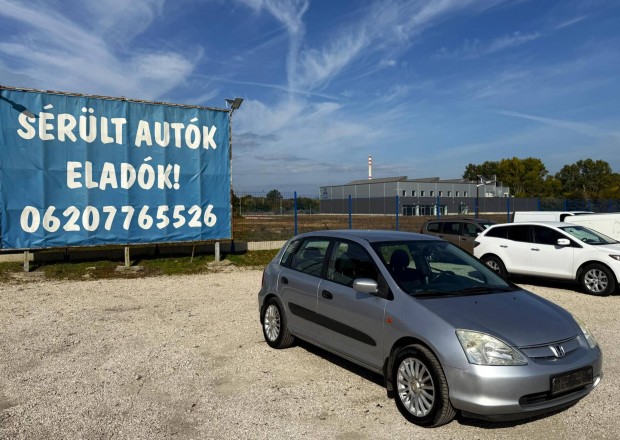 Honda Civic 1.4i LS 16os Alufelni. 2 Gyri kulcs