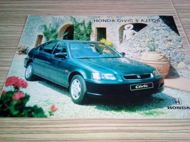 Honda Civic 5a. magyar prospektus, katalgus.