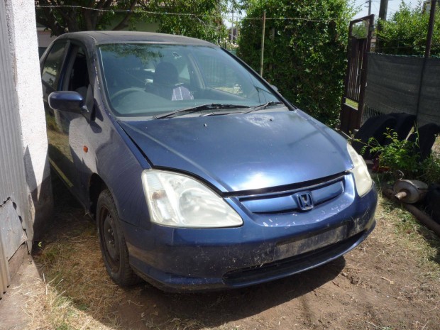 Honda Civic 7 gen 2002 es első lökhárító, géptető