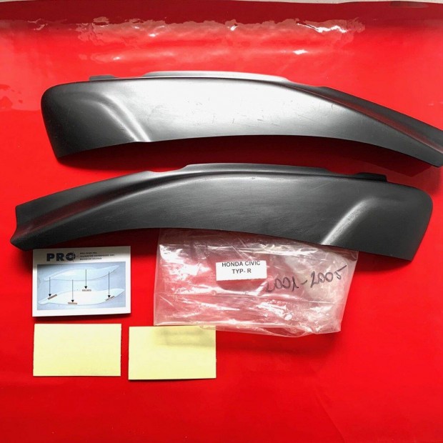 Honda Civic EK7 modell 2001-tl szemldk spoiler pr, j fekete szn