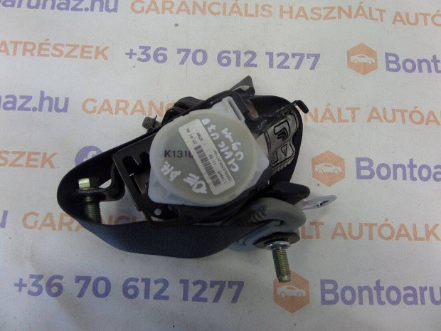 Honda Civic MK8 Eladó gyári, bal hátsó biztonsági öv övfeszitő