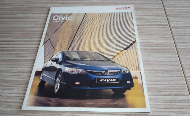 Honda Civic szedn (2009) magyar prospektus, katalgus.