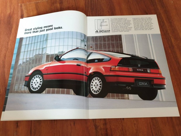 Honda Crx Prospektus 1991