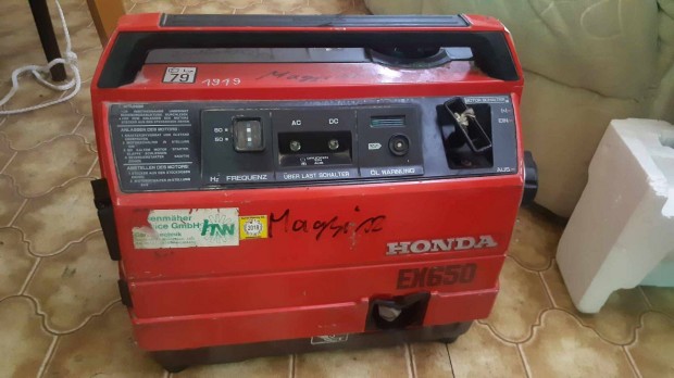 Honda EX 650 Inverteres genertor aggregtor 650w